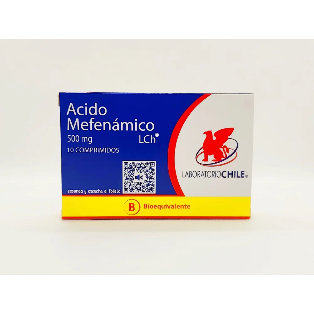 ACIDO MEFENAMICO 500MG CJ X 10 COMP