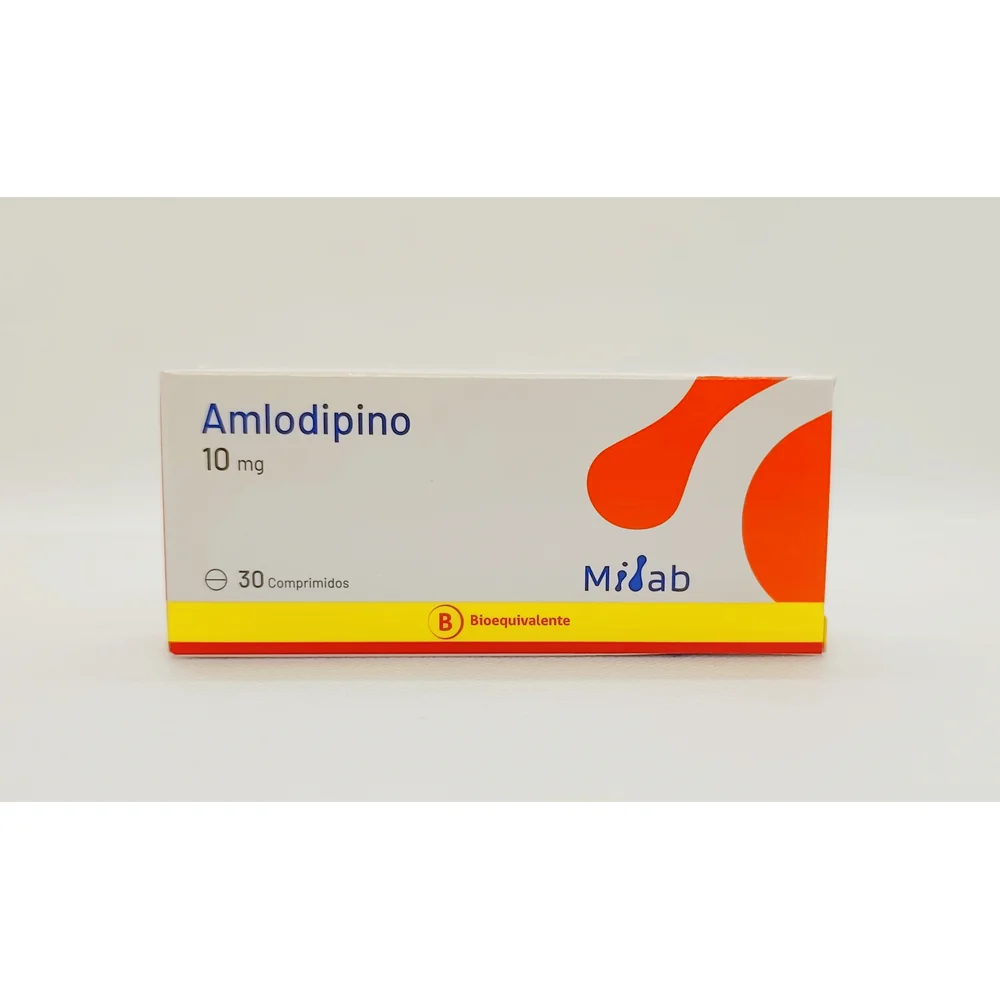 AMLODIPINO 10MG CJ X 30 COMPRIMIDOS