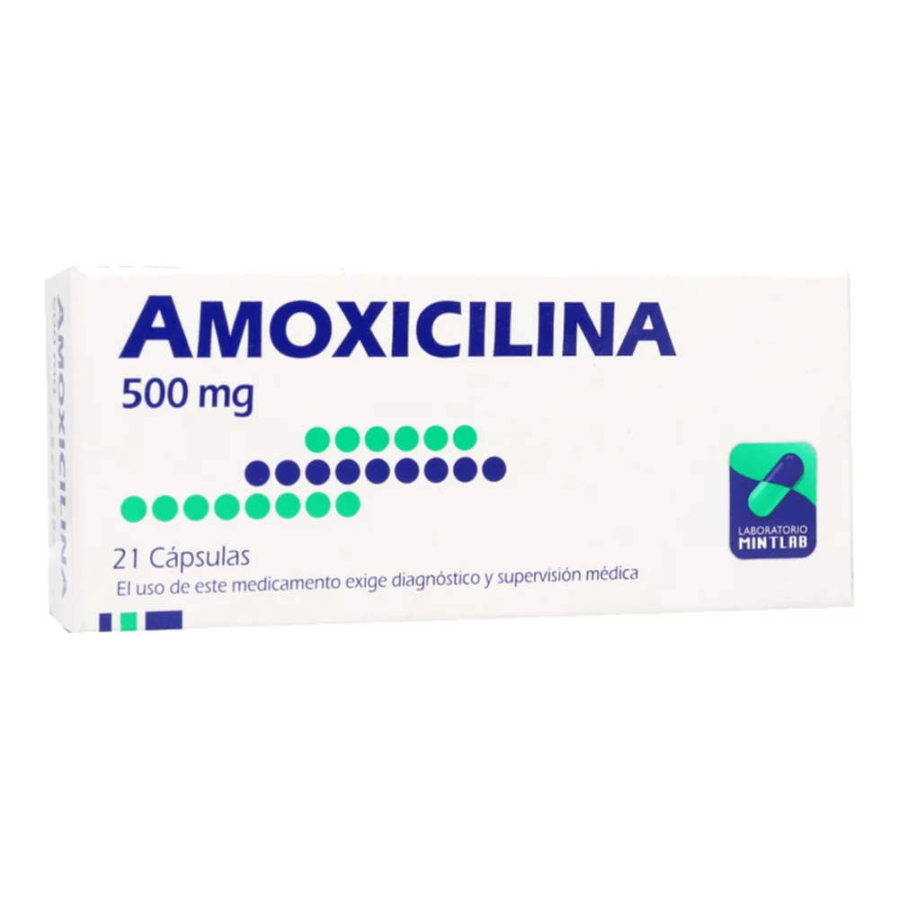 AMOXICILINA 500 MG X 21 CAPS