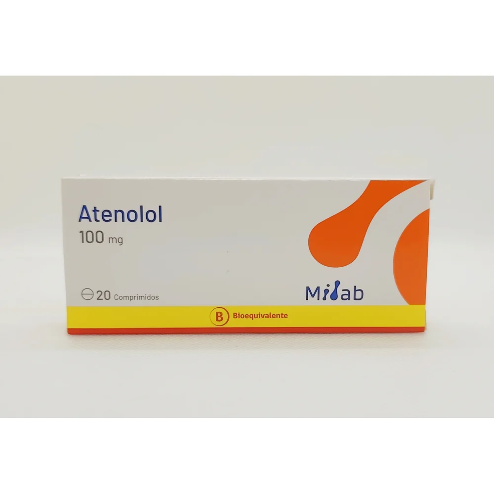 ATENOLOL 100 MG CJ X 20 COMP