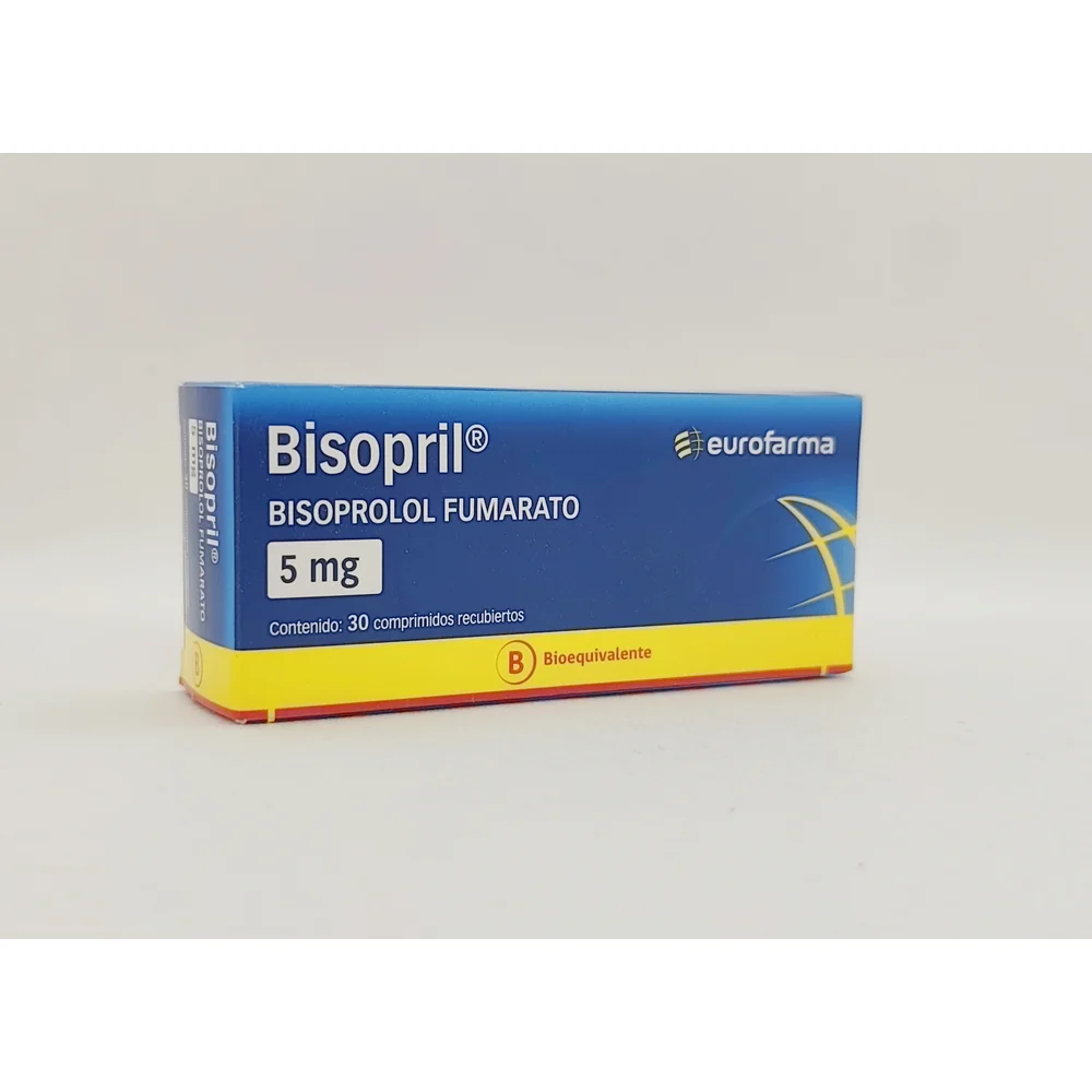 BISOPRIL 5MG CJ X 30 COMP RECUBIERTOS