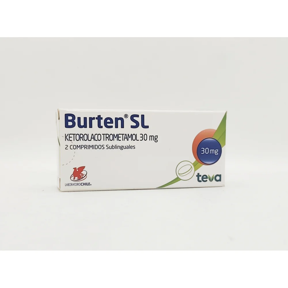 BURTEN SL KETOROLACO TROMETAMOL 30 MG CJ X 2 MG