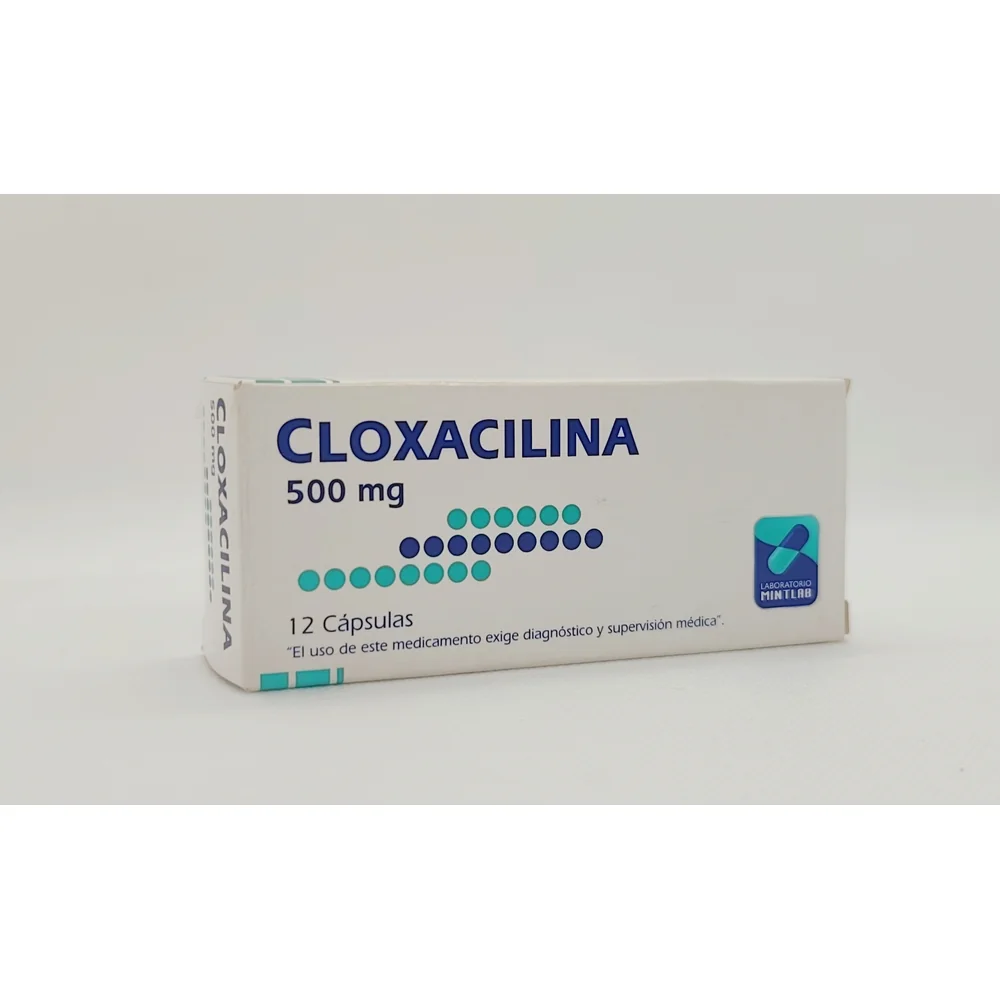 CLOXACILINA 500 MG CJ X 12 CAPSULAS