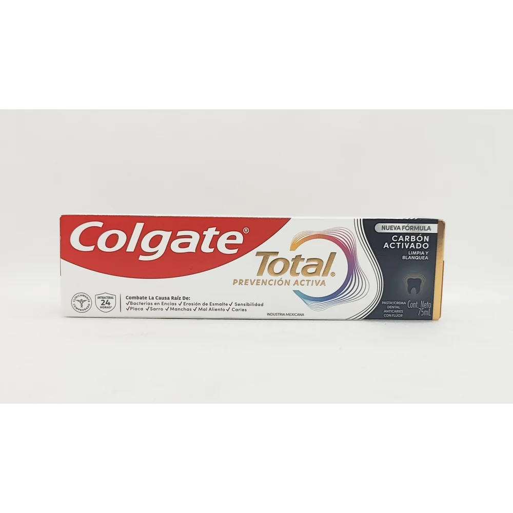 COLGATE TOTAL PREVENCION ACTIVA CARBON ACTIVADO.