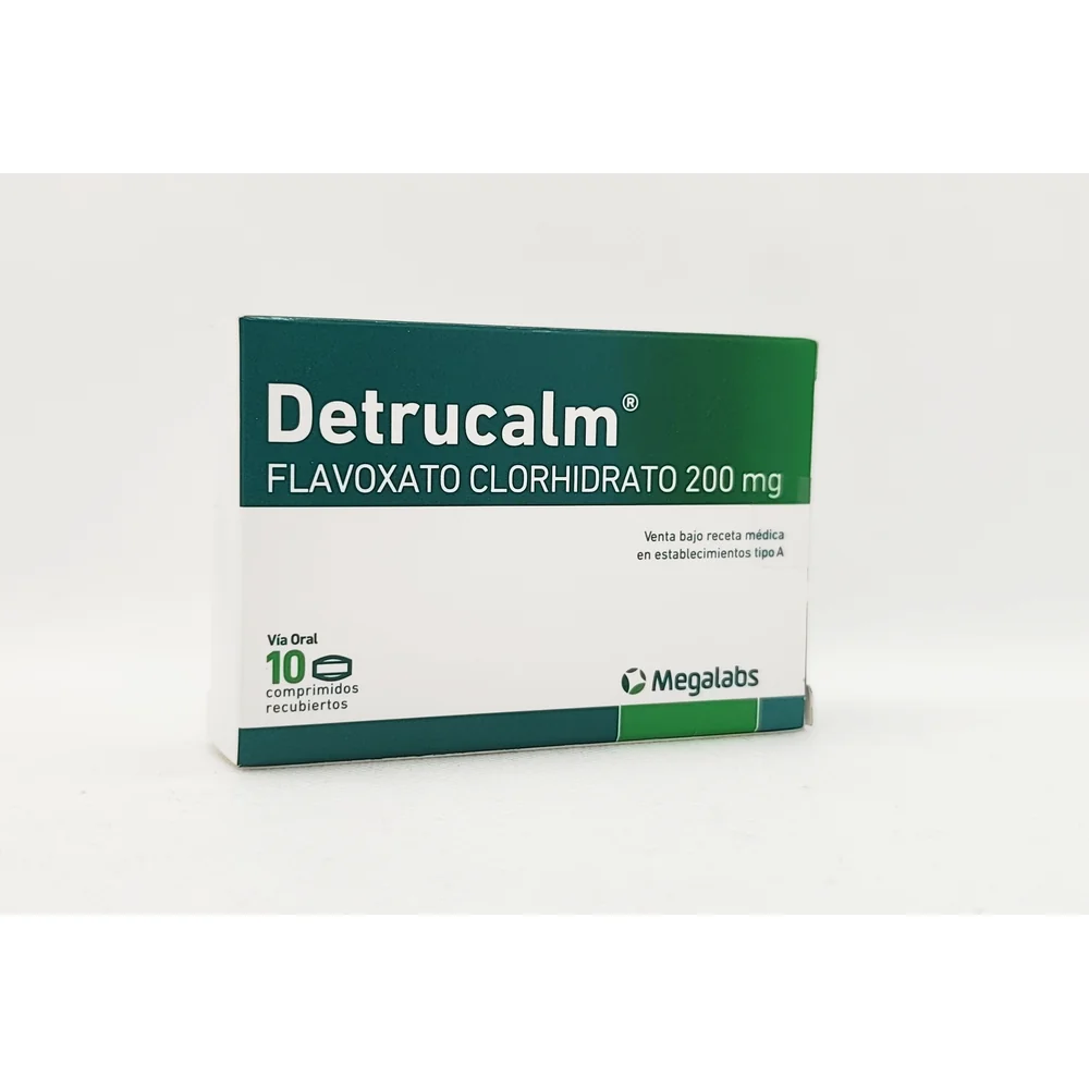 DETRUCALM 200 MG CJ X 10 COMP RECUBIERTOS