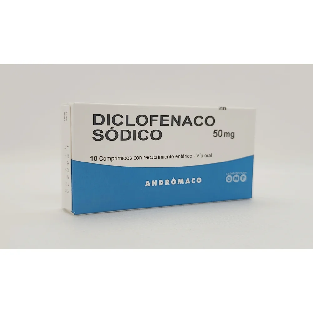 DICLOFENACO SODICO 50 MG CJ X 10 COMP RECUBIERTOS