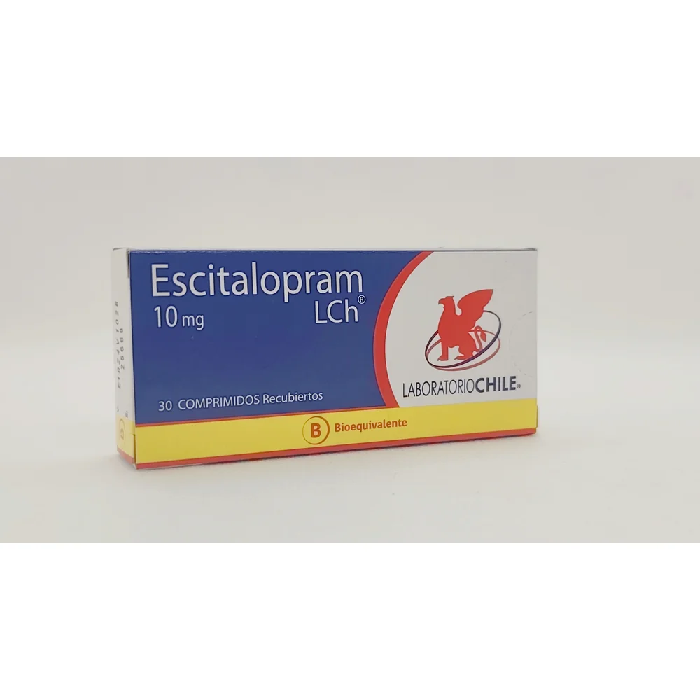 ESCITALOPRAM 10MG CJ X 30 COMP RECUBIERTOS
