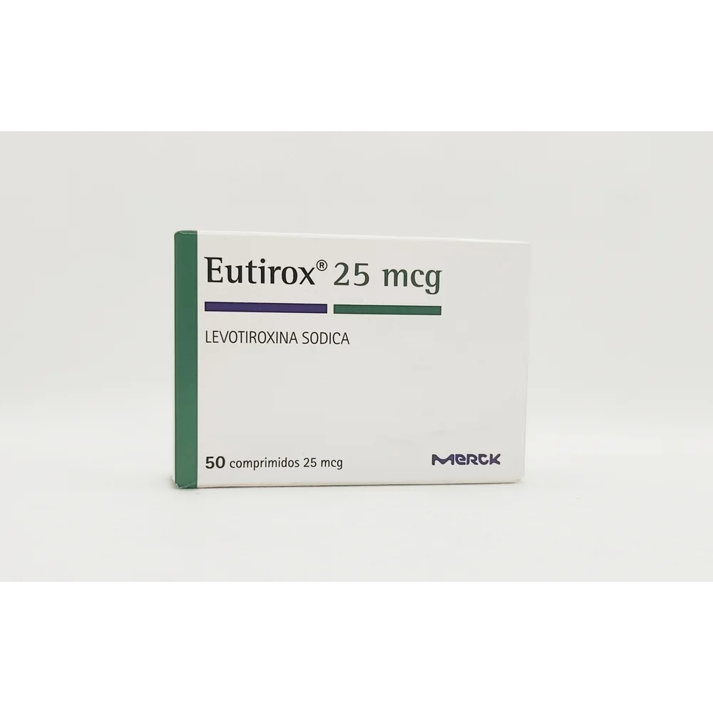 EUTIROX 25MCG CJ X 50 COMPRIMIDOS