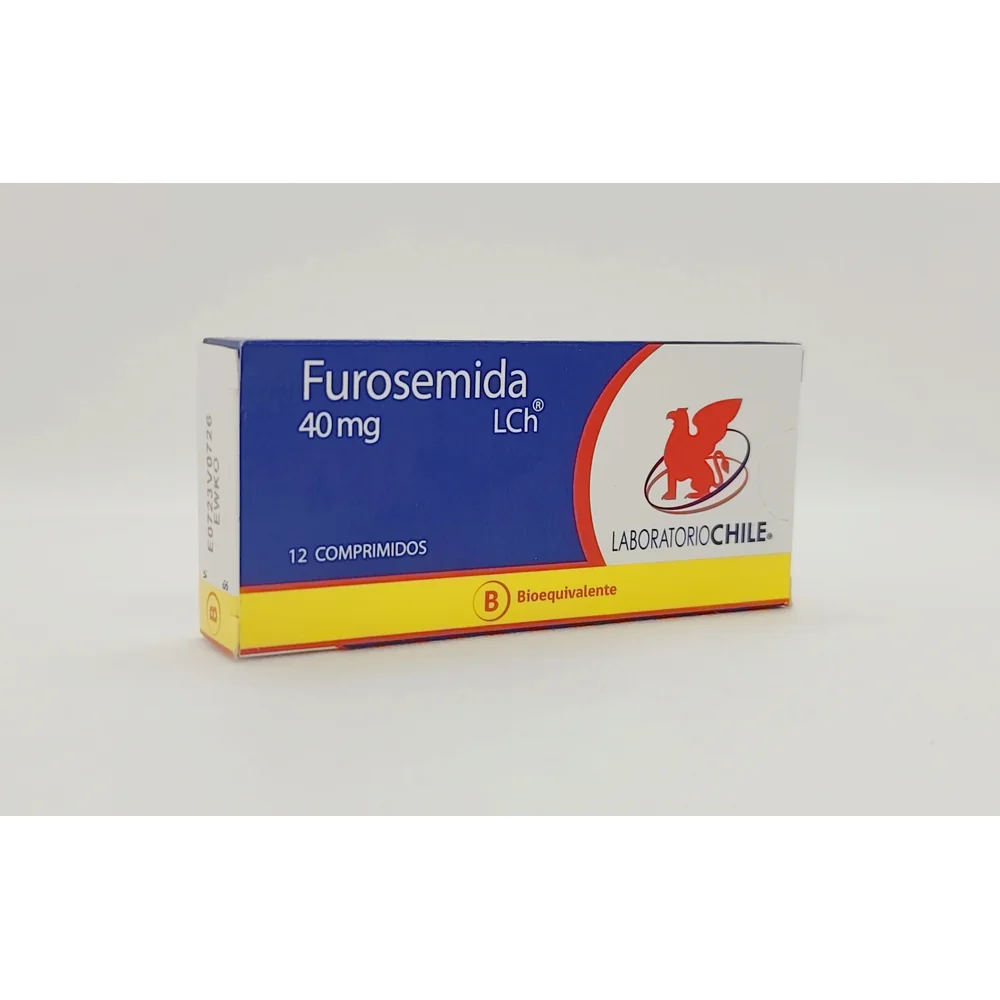 FUROSEMIDA 40 MG CJ X 12 COMPRIMIDOS