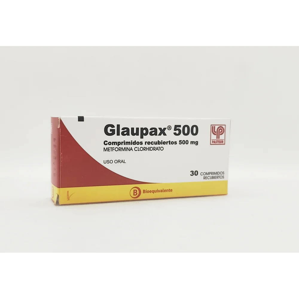 GLAUPAX 500 MG CJ X 30 COMPRIMIDOS REC