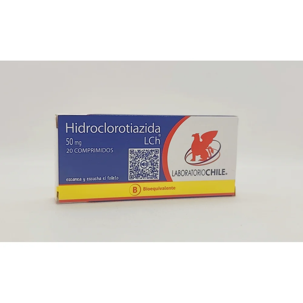 HIDROCLOROTIAZIDA 50 MG CJ X 20 COMP