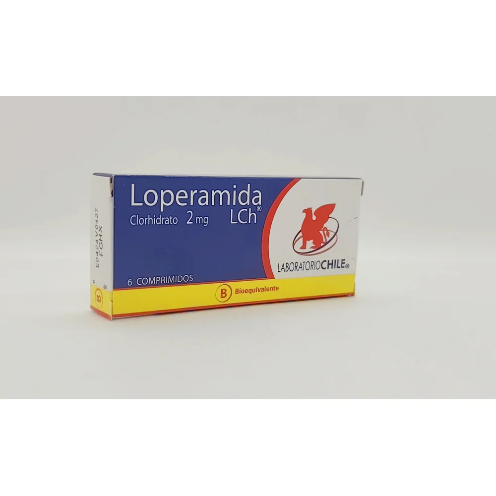LOPERAMIDA 2 MG  CJ X 6 COMPRIMIDOS
