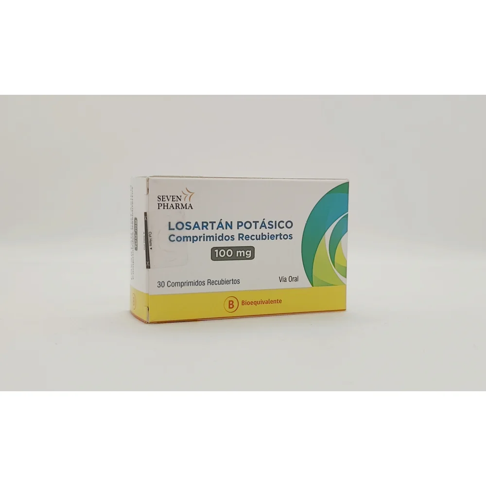 LOSARTAN POTASICO 100MG CJ X 30 COMP RECUBIERTOS