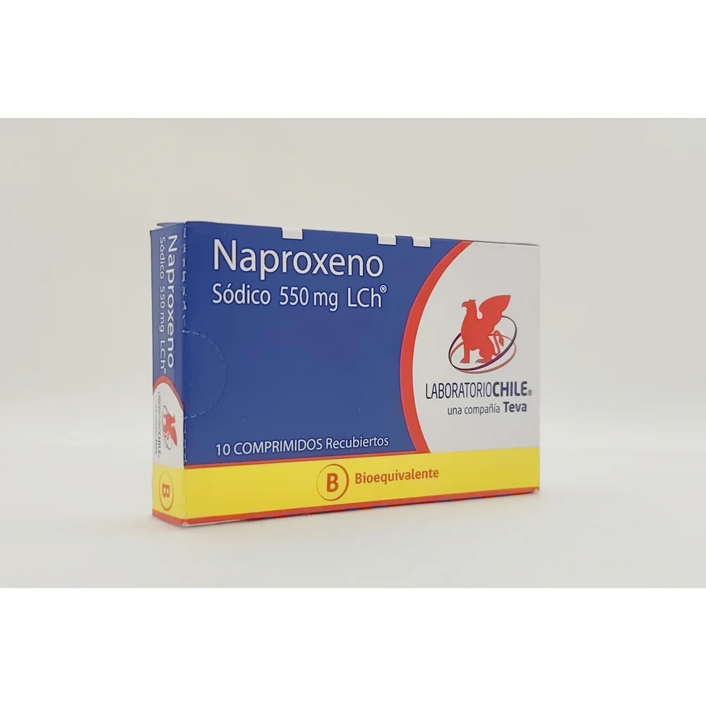 NAPROXENO SODICO 550MG CJ X 10 COMPRIMIDOS