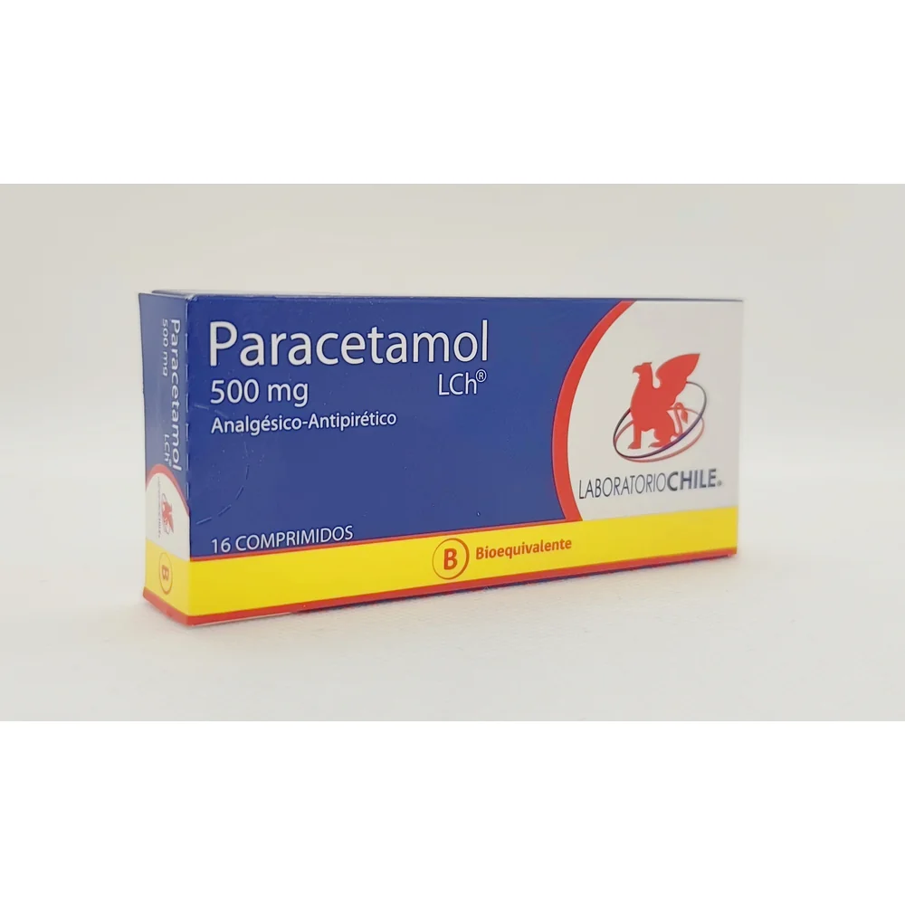 PARACETAMOL 500 MG CJ X 16 COMPRIMIDOS
