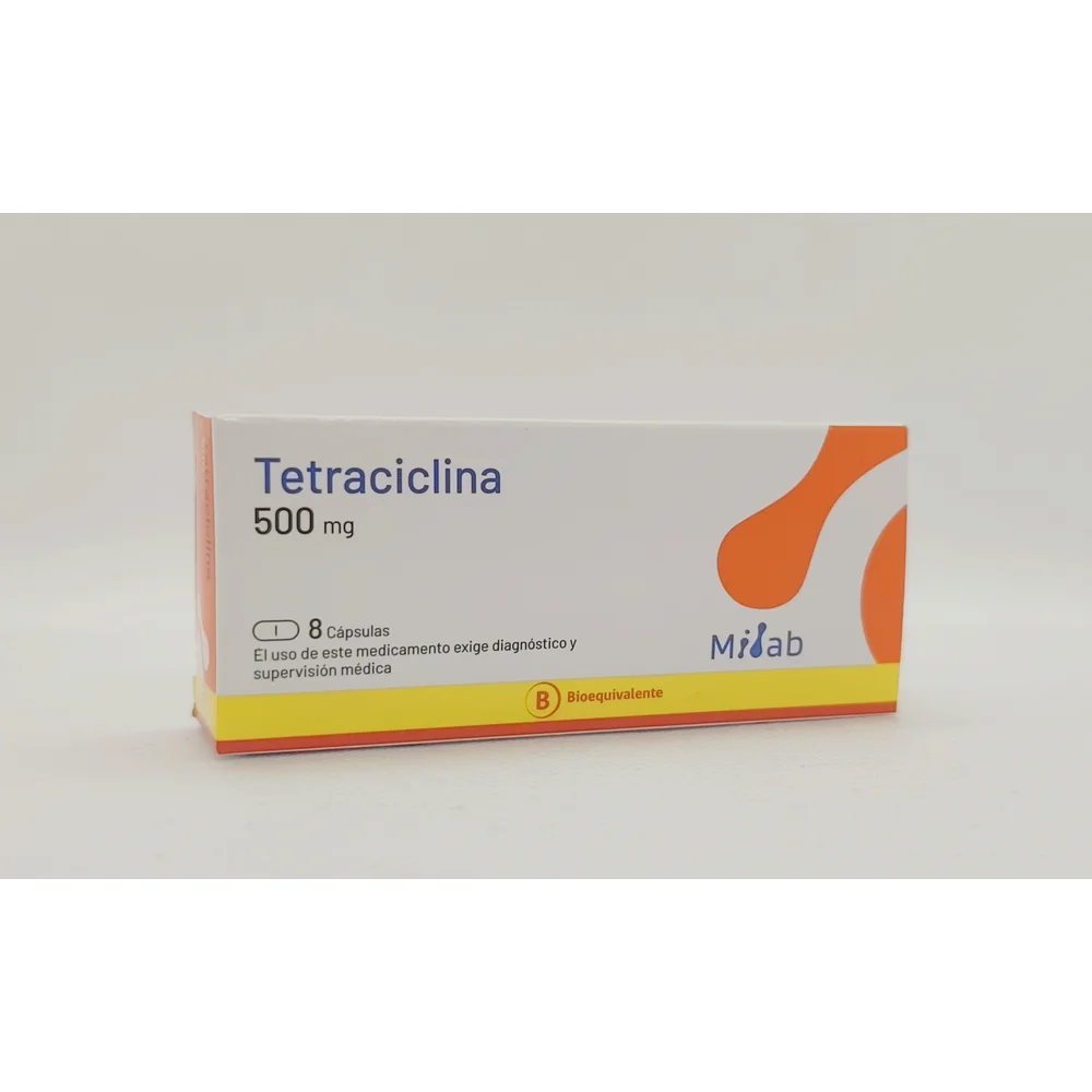 TETRACICLINA 500MG CJ X 8 CAPSULAS