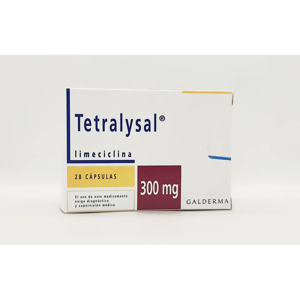 TETRALYSAL 300 MG CJ X 28 CAPSULAS