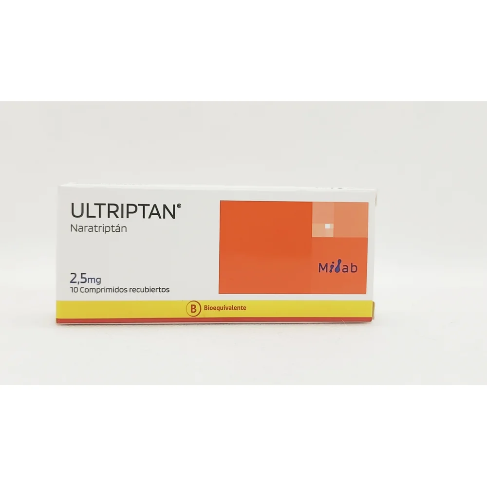 ULTRIPTAN 2,5 MG CJ X 10 COMP RECUBIERTOS