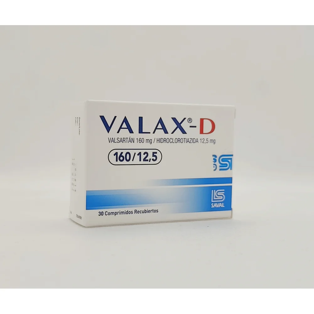 VALAX-D 160/12,5 CJ X 30 COMP RECUBIERTOS