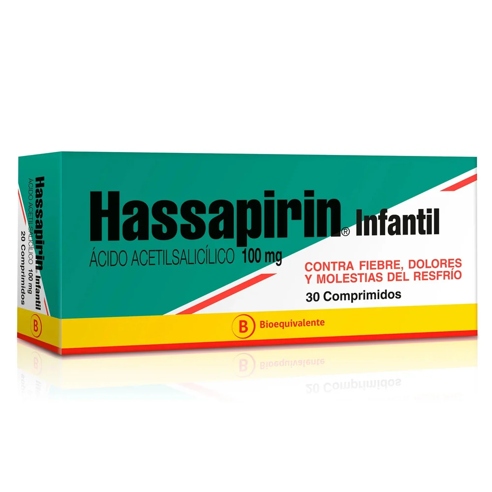 HASSAPIRIN 100 MG X 100 COMPRIMIDOS (ACIO ACETILSALICILICO)