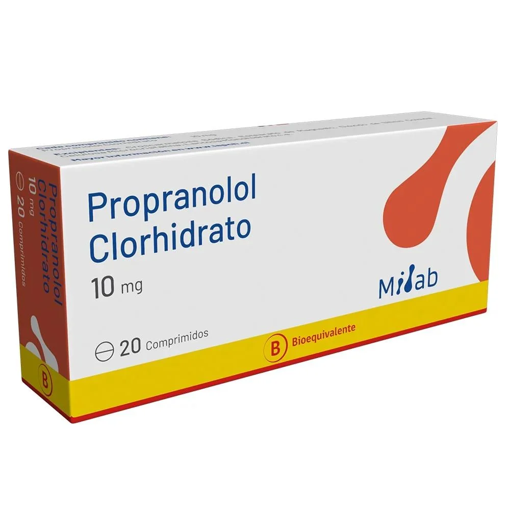 PROPRANOLOL 10 MG 20 COMPRIMIDOS