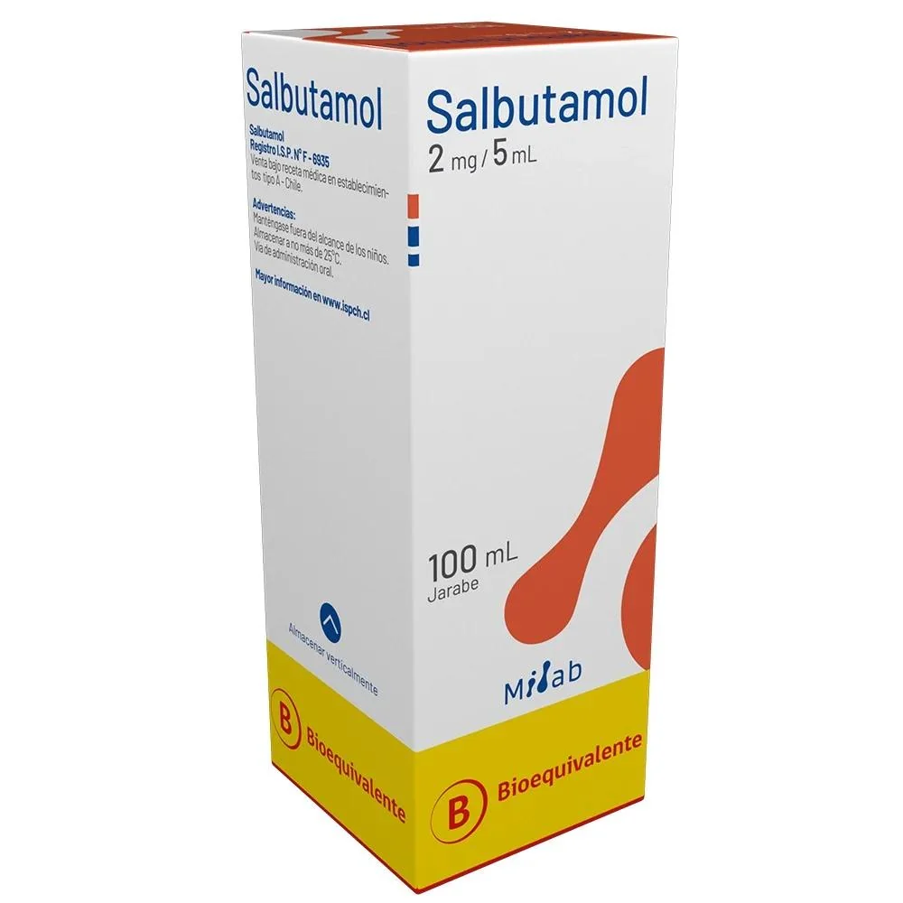 SALBUTAMOL 2 MG/5ML 100 ML